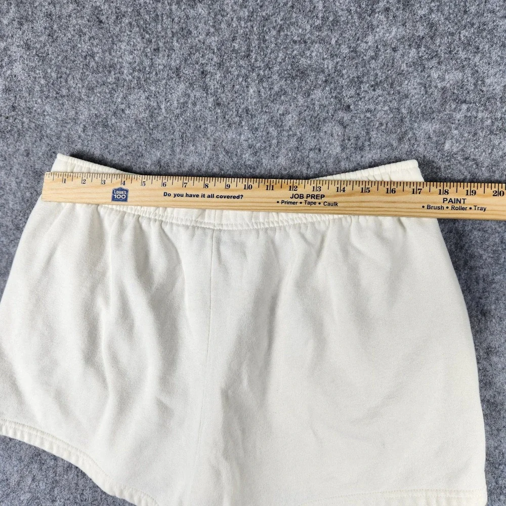 The North Face Half Dome Fleece Shorts Women XL White Athletic Lounge Hiking